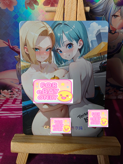 Bulma & C18 | CP-03 PFOS | Sexy Waifu Card - Image 1