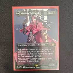 Vincent Valentine (Borderless) - NM - Universes Beyond: Final Fantasy - MTG -383 - Image 1