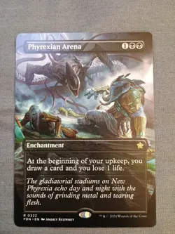 Phyrexian Arena (Borderless) Foundations Regular NM R 0322 Free Shipping - Image 1