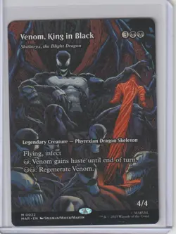 Magic The Gathering Marvel SpiderMan - Venom, King in Black #22 - Borderless - Image 1