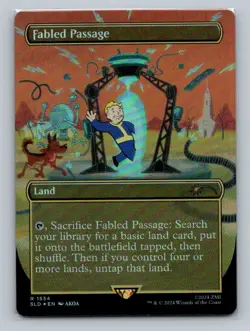 1x RAINBOW FOIL Fabled Passage (1534) Secret Lair Drop SLD MTG Magic NM - Image 1
