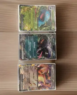 Pokemon TCG SV 151 Lot of 3 NM EX HOLO DOUBLE RARE VENUSAUR KANGASKHAN ARBOK EX - Image 1