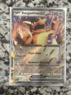 Pokemon TCG SV 151 Lot of 3 NM EX HOLO DOUBLE RARE VENUSAUR KANGASKHAN ARBOK EX - Image 5