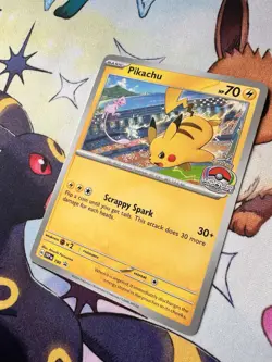 Pikachu SVP 190 World Championships 2024 Promo Pokemon TCG NM NEW - Image 3