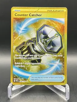 Counter Catcher 264/182 Paradox Rift Gold Hyper Rare Full Art Pokemon TCG NM/M - Image 1