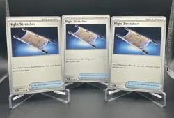 3x Night Stretcher 061/064 Shrouded Fable Uncommon Trainer Pokemon TCG NM/M - Image 1