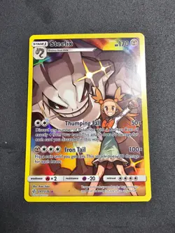 Pokemon TCG - SM Cosmic Eclipse Steelix (Secret) 247/236 - Near Mint - Image 1