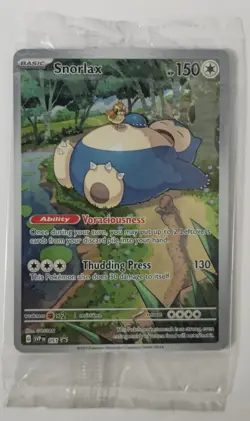 Pokemon TCG Snorlax 051 Sealed Black Star Promo Scarlet & Violet 2023 NM - Image 2