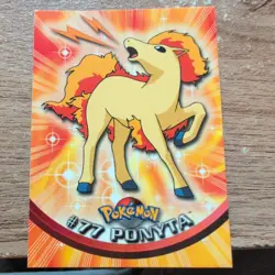 Topps Ponyta 77 Series 1 Blue Logo Pokemon - Image 1