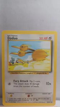 Doduo [LP] - Pokemon TCG Base Set 48/102 [Common] - Image 1