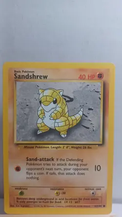 Sandshrew [LP] - Pokemon TCG Base Set 62/102 [Common] - Image 1
