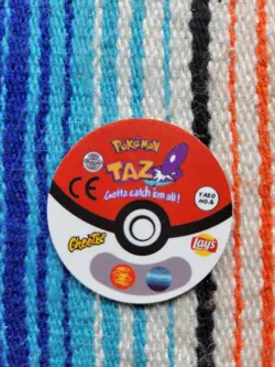 VTG Pokemon Tazo Charizard 2000 Nintendo Lays Cheetos Pogs - Image 2