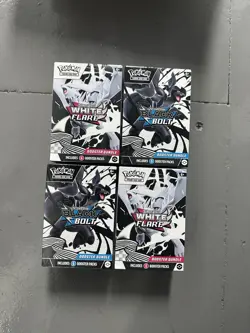 X 4 Pokemon TCG Black Bolt and White Flare Booster Bundles Sealed fast shipping - Image 1