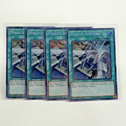 4x Yugioh Miracle Rupture BLAR-EN014 1st Edition Secret Rare Holo - NM 💎 - Image 1