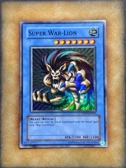 Yugioh Super War-Lion PP02-EN001 Super Rare NM - Image 1