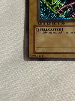Yugioh Dark Magician BPT-001 Secret Rare Limited Edition HP - Image 5