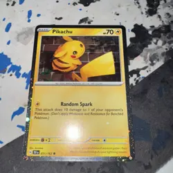 Pikachu 051/162 - Temporal Forces Promo - Cosmos Holo Rare Pokemon TCG Card - NM - Image 1