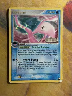 Gorebyss 17/92 Ex Legend Maker Reverse Holo Stamped Foil Pokemon Card SWIRL DMG - Image 2