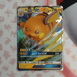 Pokemon TCG Black Star Promo Card SM213 - Raichu GX - Ultra Rare - NM/MT - Image 1