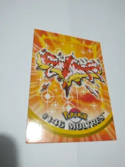 Mint! MOLTRES #146 NON-HOLO - BLUE LOGO - Series 3 TOPPS POKEMON CARD Glossy - Image 2