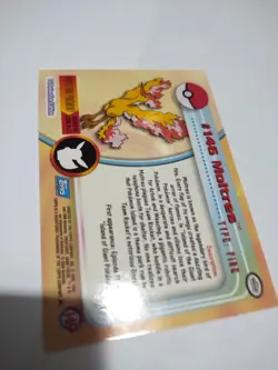 Mint! MOLTRES #146 NON-HOLO - BLUE LOGO - Series 3 TOPPS POKEMON CARD Glossy - Image 5