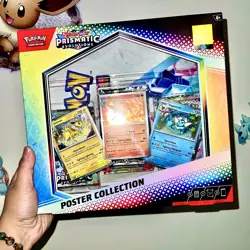 Pokemon TCG Prismatic Evolutions Poster Collection Foil Promo Cards with Poster - Image 4