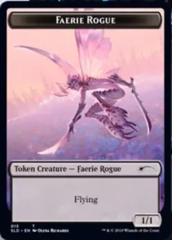 MTG Faerie Rogue Token (013), NM-Mint, English Secret Lair Drop Series - Image 1
