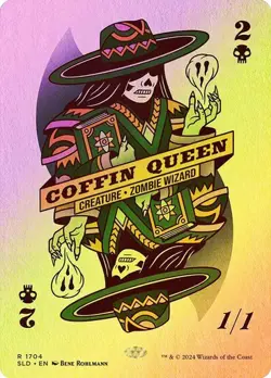 MTG Coffin Queen (Rainbow Foil) Secret Lair Drop Foil - Image 1