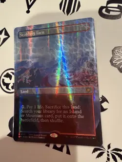 MTG: Scalding Tarn (Borderless) (Dragonscale Foil) Special Guests Foil - 0117 - Image 1