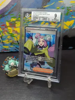 🧲 POKEMON SVP BLACK STAR PROMO PREMIUM TOURNAMENT COLL. IONO #124 💛 BGS 9 MT ✨ - Image 1