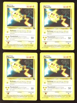 1999 WOTC POKEMON LEAGUE PIKACHU #4 BLACK STAR MOVIE PROMO LOT OF 26 UNPLAYED - Image 2