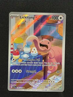 Pokemon Temporal Forces - Lickitung - 180/162 - Illustration Art Rare - MINT - Image 2