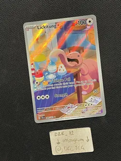 Pokemon Temporal Forces - Lickitung - 180/162 - Illustration Art Rare - MINT - Image 3