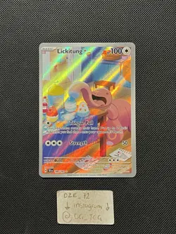 Pokemon Temporal Forces - Lickitung - 180/162 - Illustration Art Rare - MINT - Image 5
