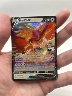 140/195 Ho-oh V Prize Pack Series Stamped Play Pokemon TCG Silver Tempest - Image 3
