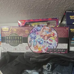 NEW Pokemon 2025 Holiday Calendar Costco Bundle W/ Extra Packs Sealed IN HAND - Image 1