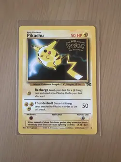 Pikachu 4 Pokemon Black Star Promo (Movie Promo) NM - Image 1