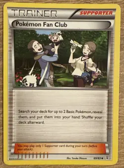 Pokemon TCG Pokemon Fan Club XY Generations 69/83 Regular Uncommon NM - Image 1