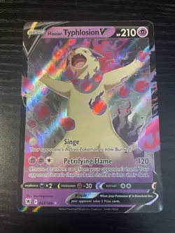 Pokemon Astral Radiance Hisuian Typhlosion V 053/189 NM - Image 1