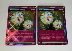 Pokemon TCG Neo Upper Energy 162/162 Ace Spec lot of (2)! - Image 1