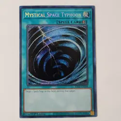 Mystical Space Typhoon - RA02-EN048 - Secret Rare - NM - 1st ed - Yugioh - Image 1