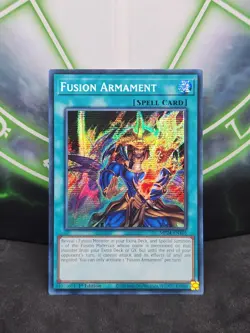 Yugioh Fusion Armament MP24-EN105 Prismatic Secret Rare 1st Edition NM - Image 1