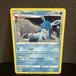 Pokemon TCG Glaceon SWSH192 COSMOS HOLO Black Star Promo NM - Image 1