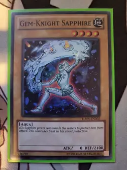 HA05-EN002 Gem-Knight Sapphire Super Rare Unlimited Edition Yu-Gi-Oh! - Image 1