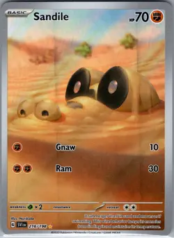 Sandile 216/198 SV01: Scarlet & Violet Base Set - Pokemon Card - NM - Image 1
