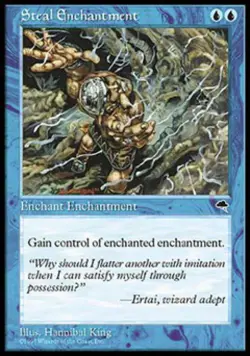 Steal Enchantment - Medium Play MTG Tempest - Image 1