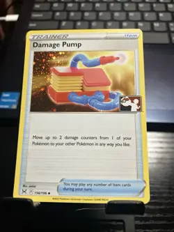 Pokemon TCG Damage Pump 156/196 Play! Prize Pack Series Cosmos Holo Stamped Card - Image 1