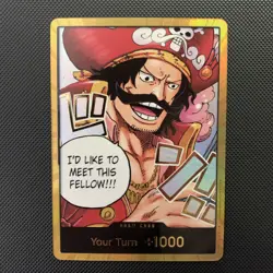One Piece Card Don Card Gol D. Roger Gold ENGLISH OP13 Carrying on His Will 🔥🔥 - Image 1