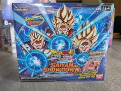 Saiyan Showdown Booster Box Sealed Dragonball Super card game 1st Edition - Image 1