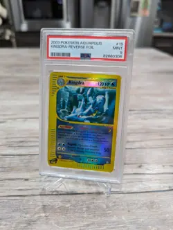PSA 9 MINT Kingdra Reverse Holo Aquapolis Pokemon Card 19/147 - Image 2
